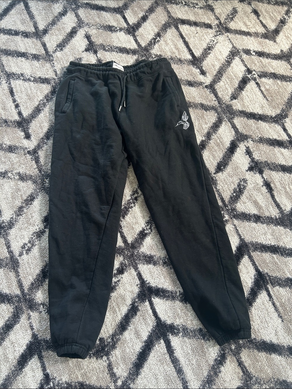 Black Casual Jogger Sweatpants